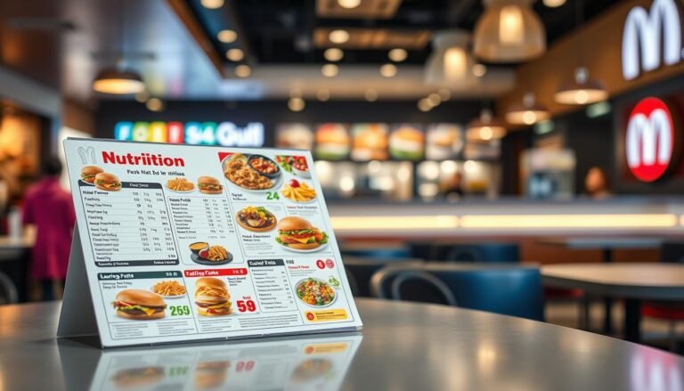 McDonald's Nutrition Menu