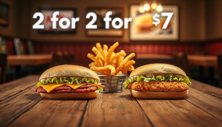 arby's 2 for $7 menu