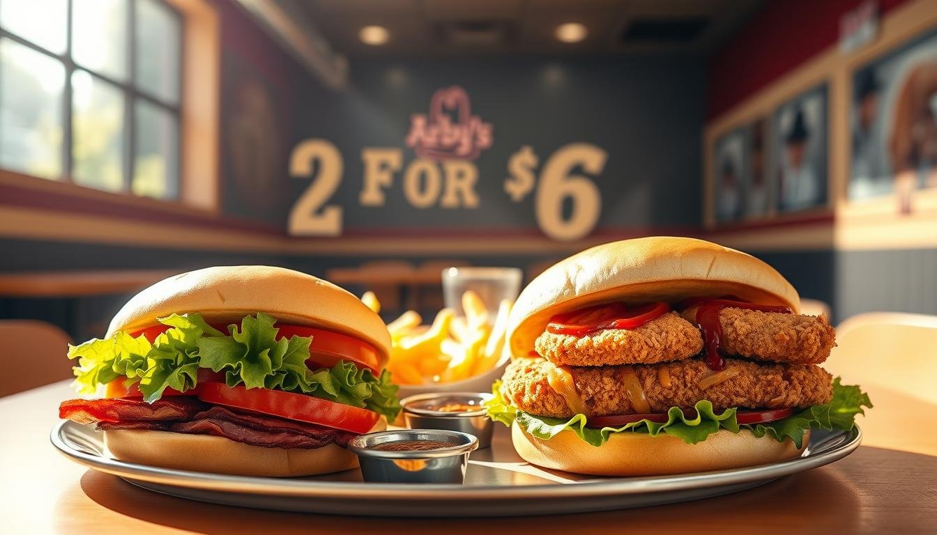 arby's menu specials 2 for $6