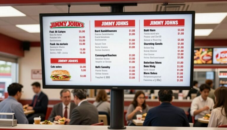 jimmy john's menu nutrition