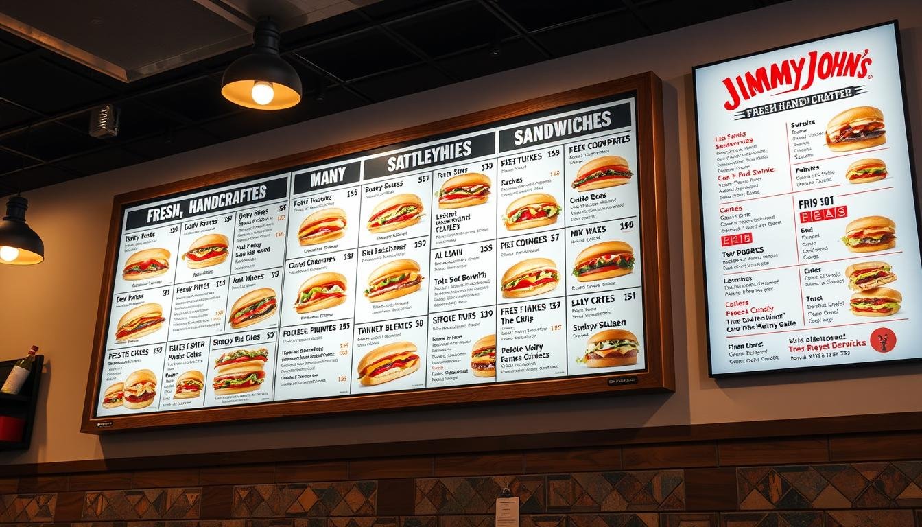 jimmy john's sandwich menu
