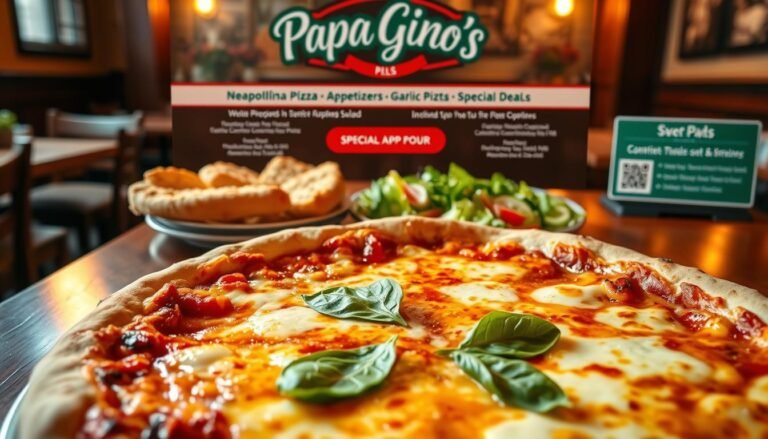 papa gino's pizza menu